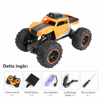RC-Bil med HD-Kamera - Fjärrstyrd Äventyrsbil